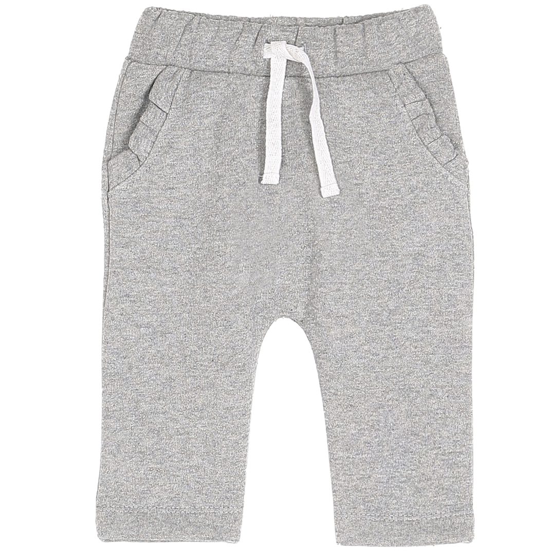 Mottled Grey Fleece Trousers