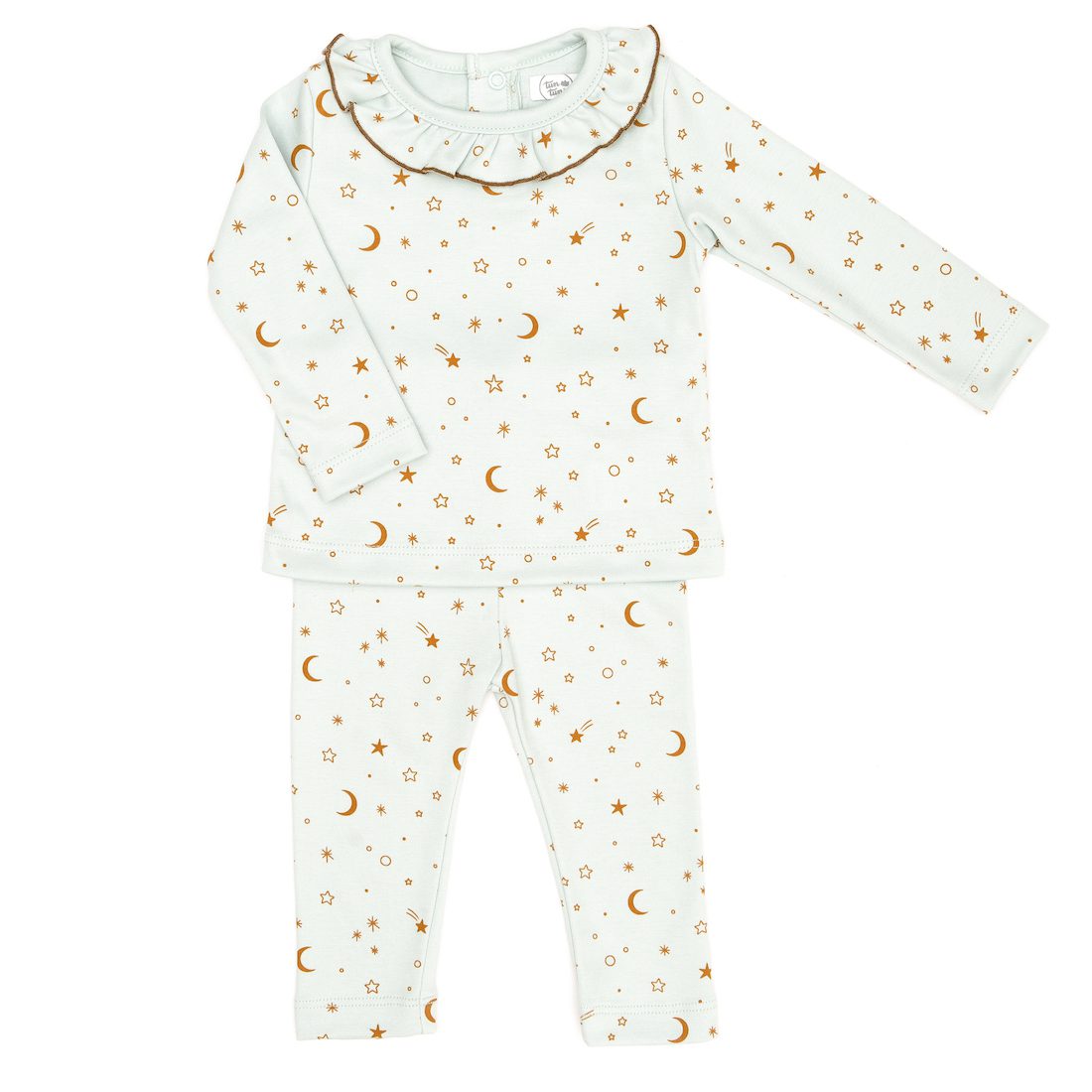 Ruffle Set | Sky Blue Stars