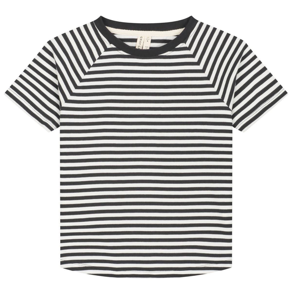 Crewneck Tee | Nearly Black/Off White