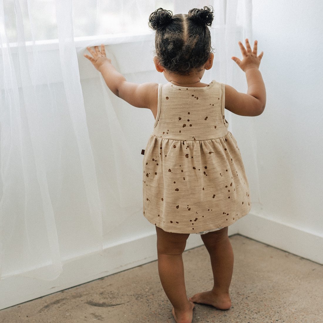 Tank Dress Splatter AOP