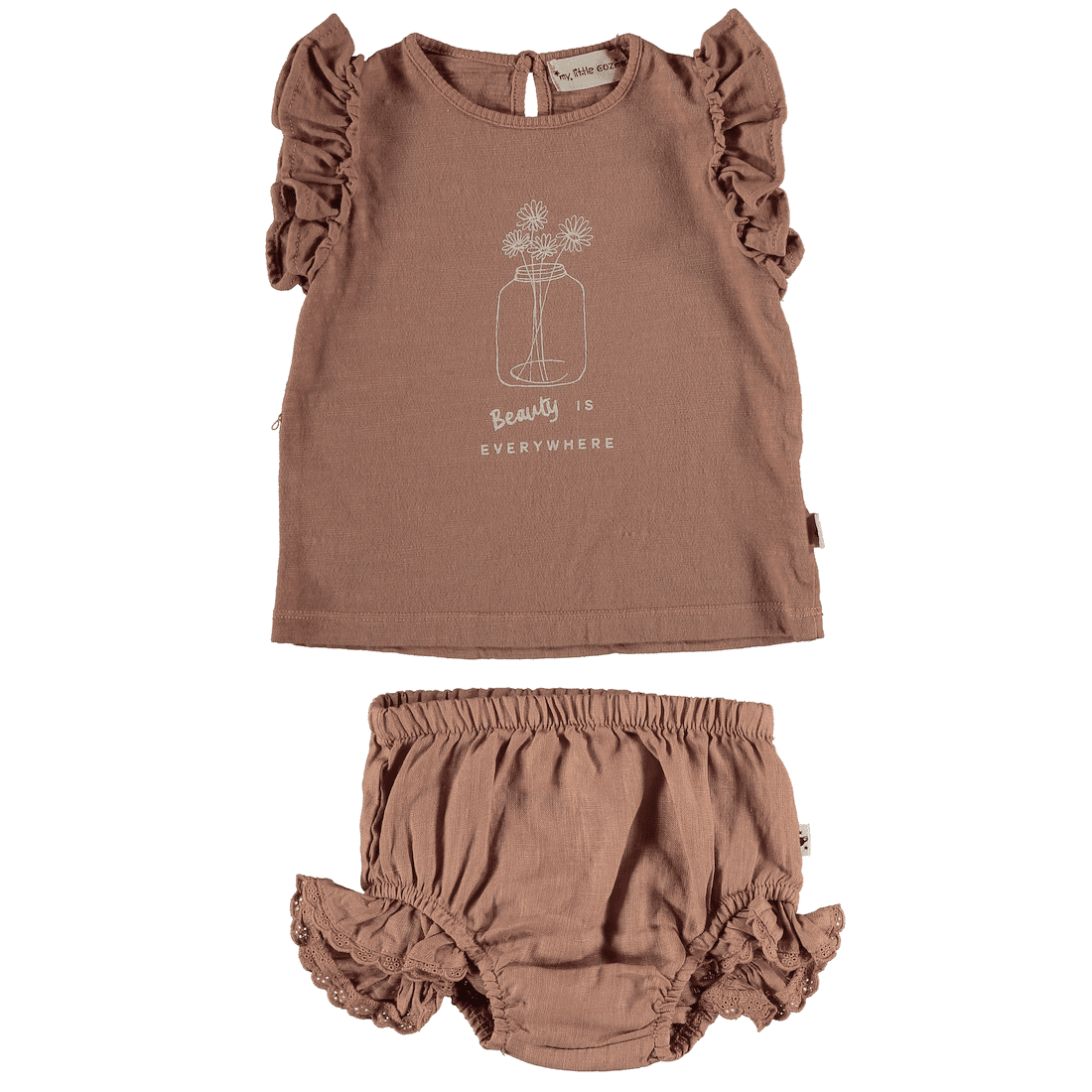 Terracota 'Beauty Is Everywhere' T-Shirt & Baby Bloomers