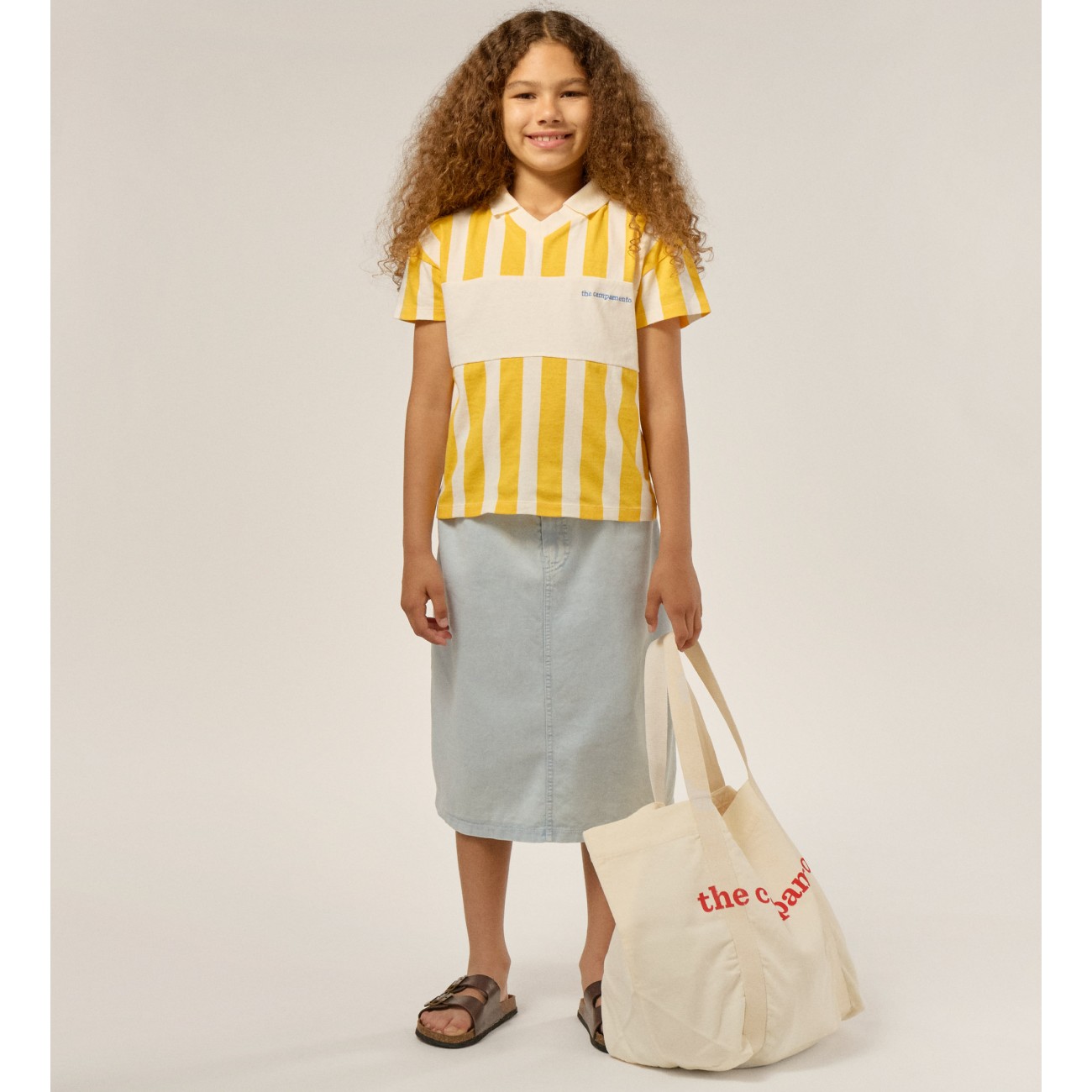 Light Blue Denim Skirt