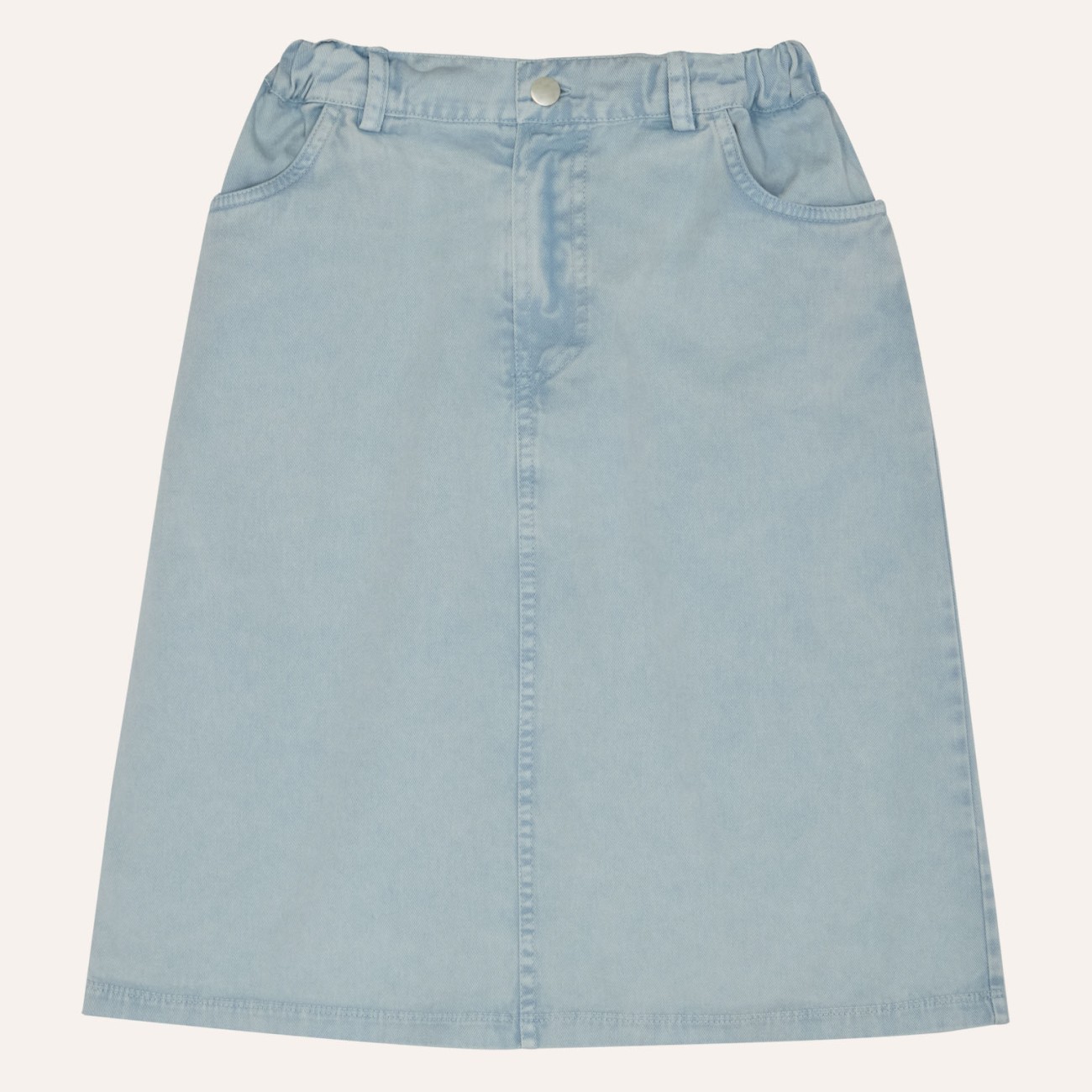 Light Blue Denim Skirt