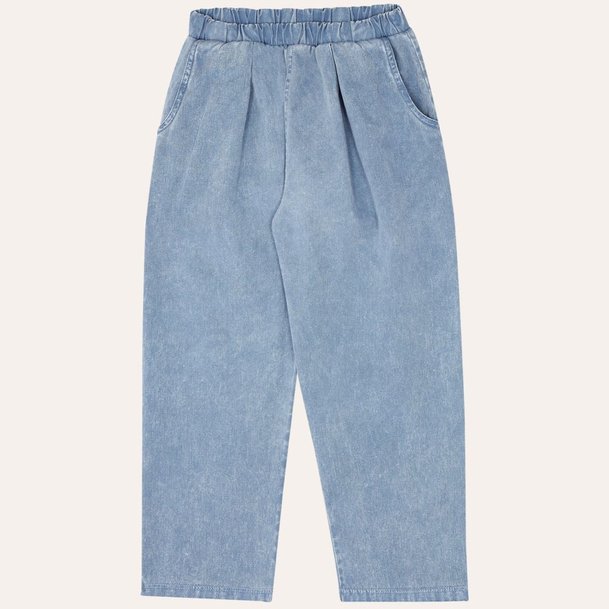 Blue Washed Kids Trousers