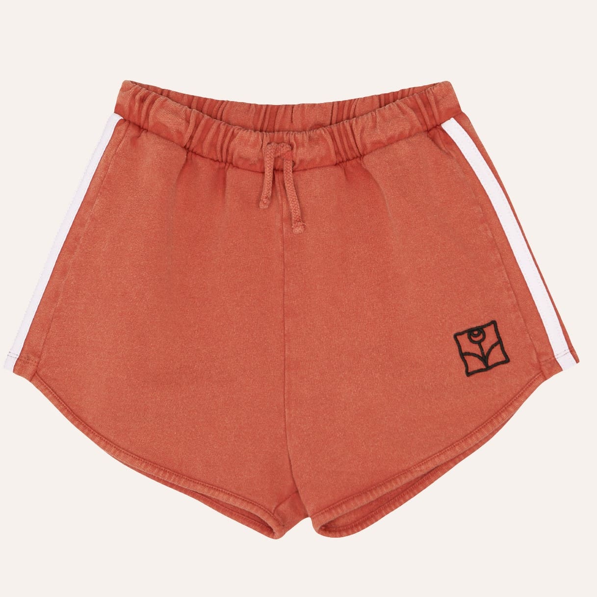Red Sporty Kids Shorts