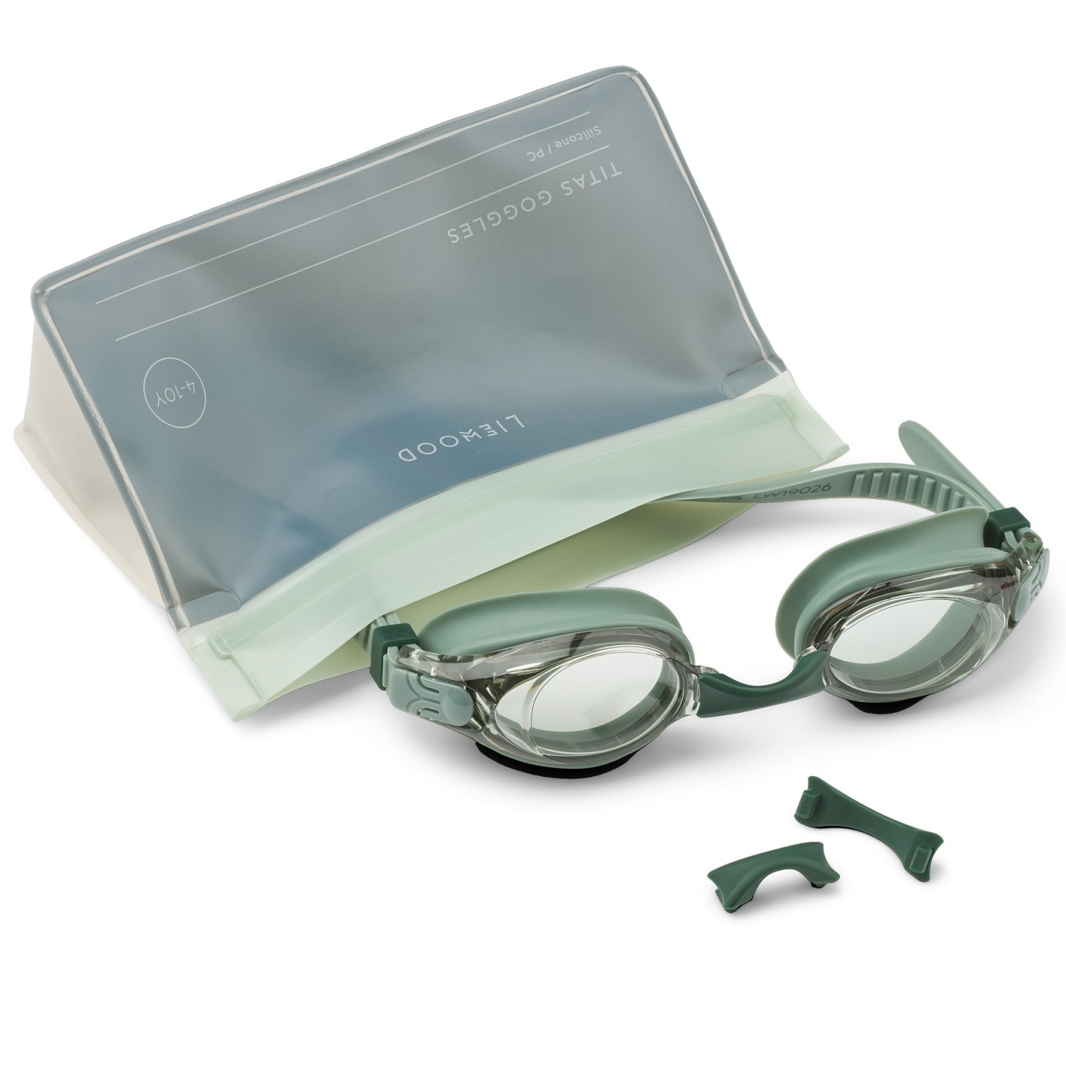 Titas Swim Googles | Peppermint / Garden Green