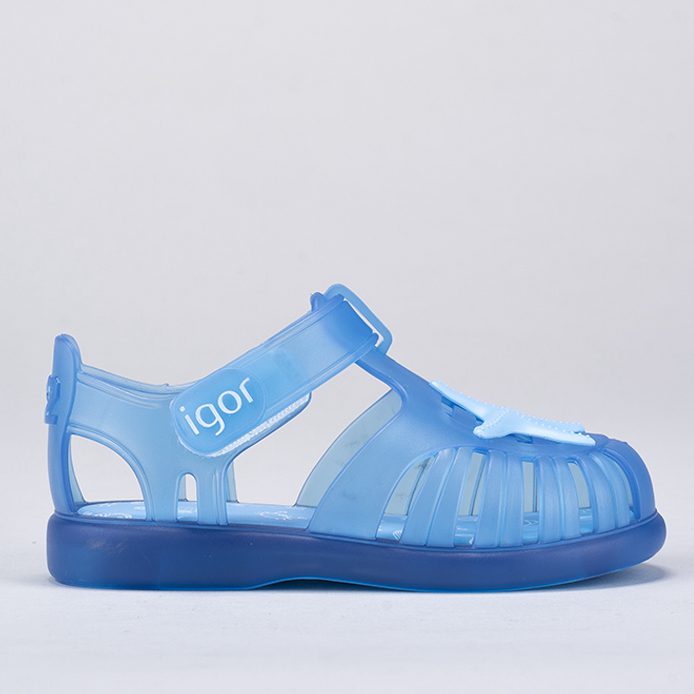 Tobby Velcro Estrella Azul Celeste Blue