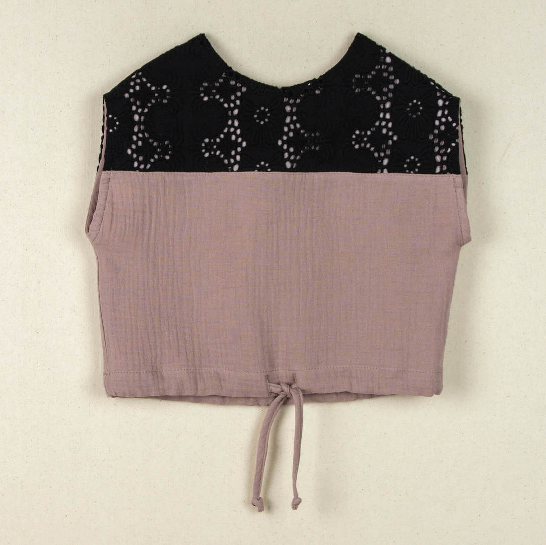 Top & Culotte With Frill | Pink