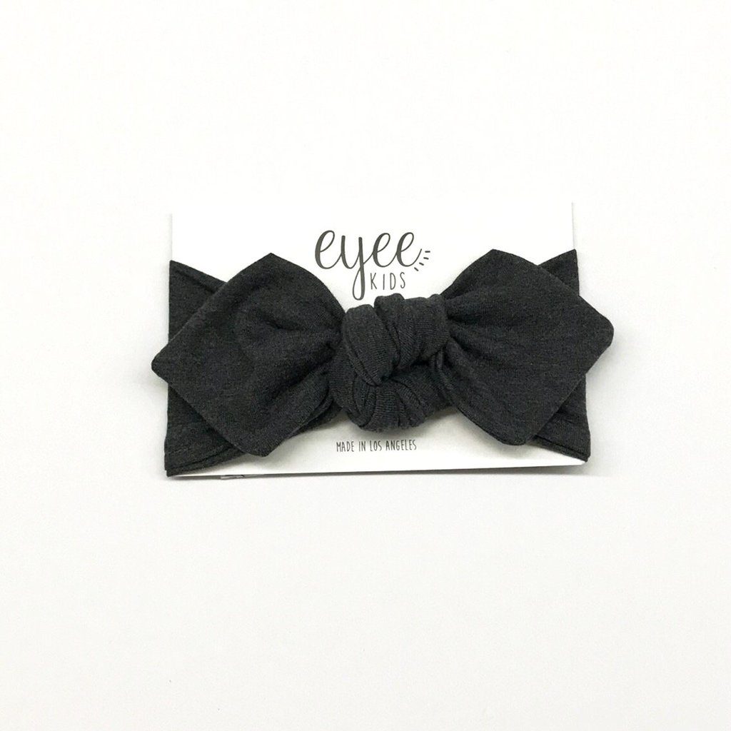 Top Knot Headband | Charcoal Grey