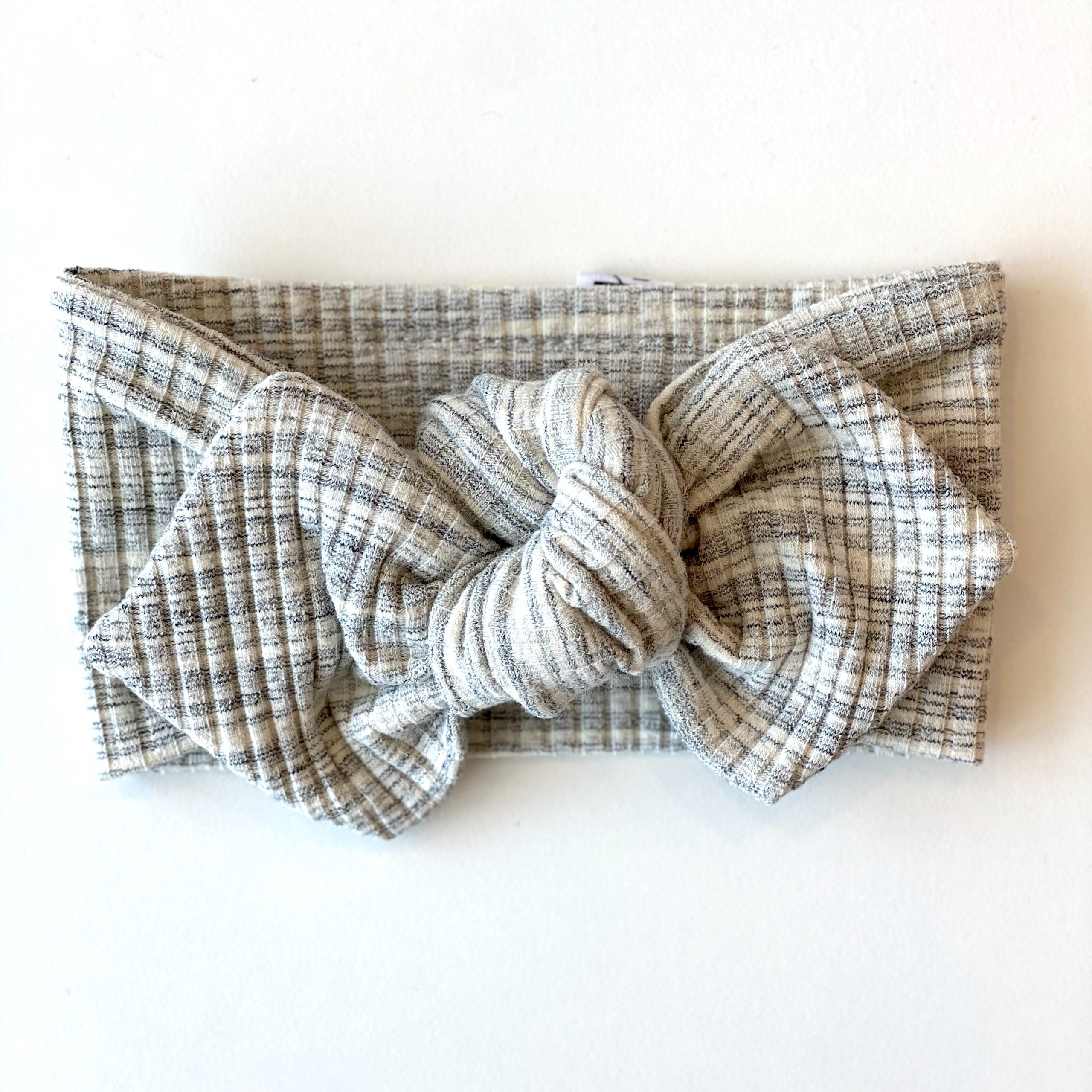 Top Knot Headband | Ribbed Cookies N' Cream