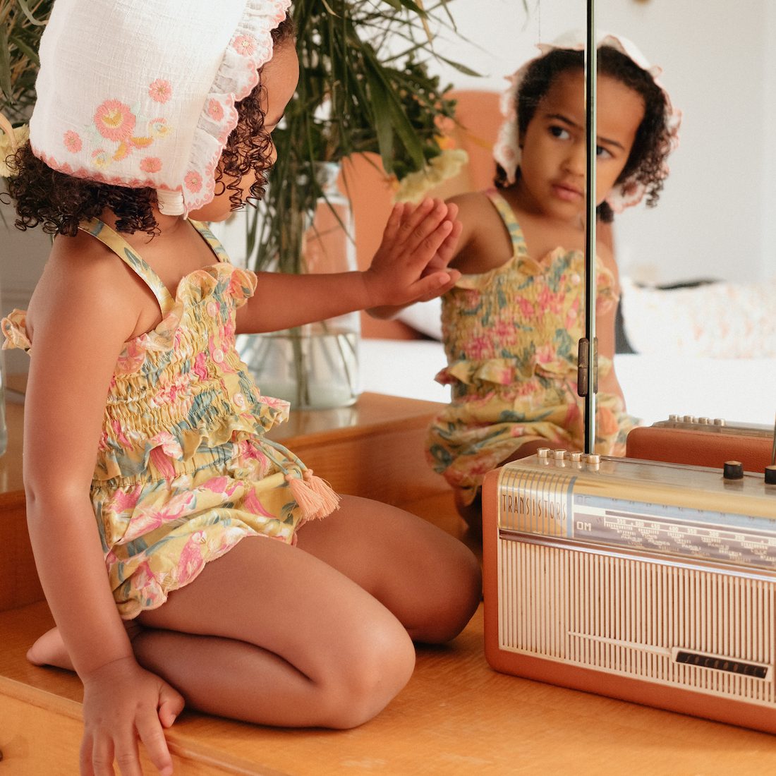 Top Malika Soft & Shorts Vallaloid | Soft Honey Parrots