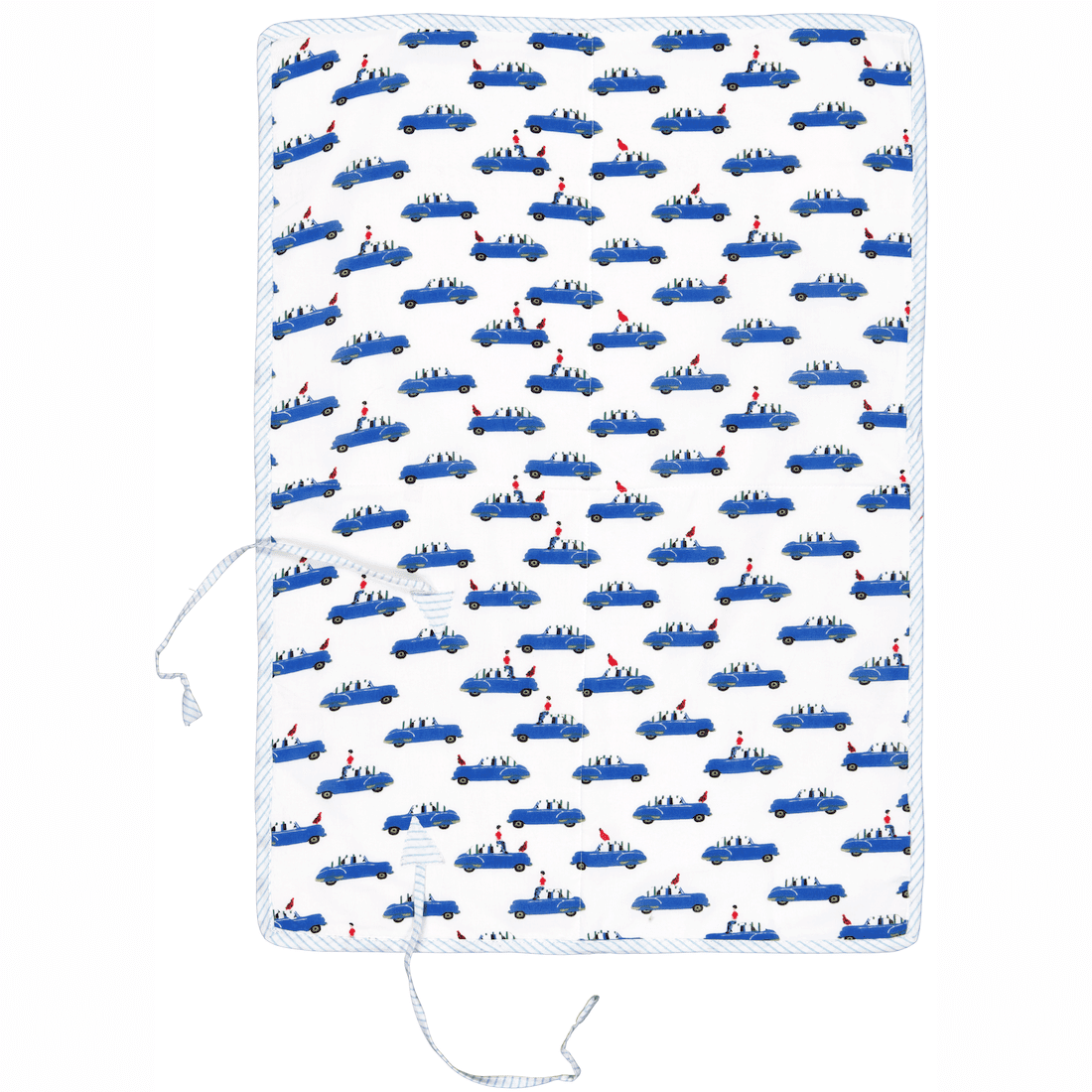 Travel Changing Mat | Blue Cars