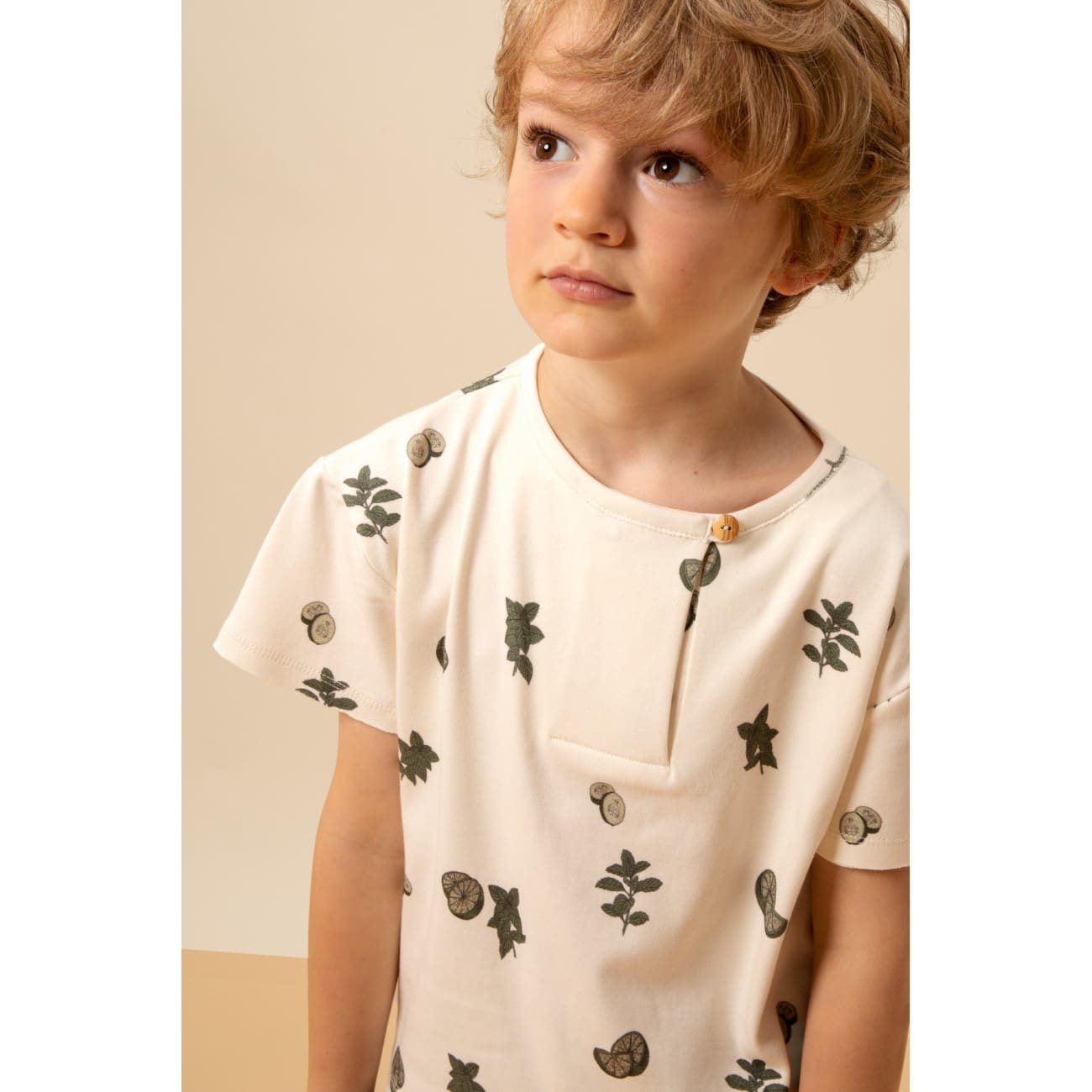 Tshirt Orso & Bermuda Basile | Fresh/Sauge