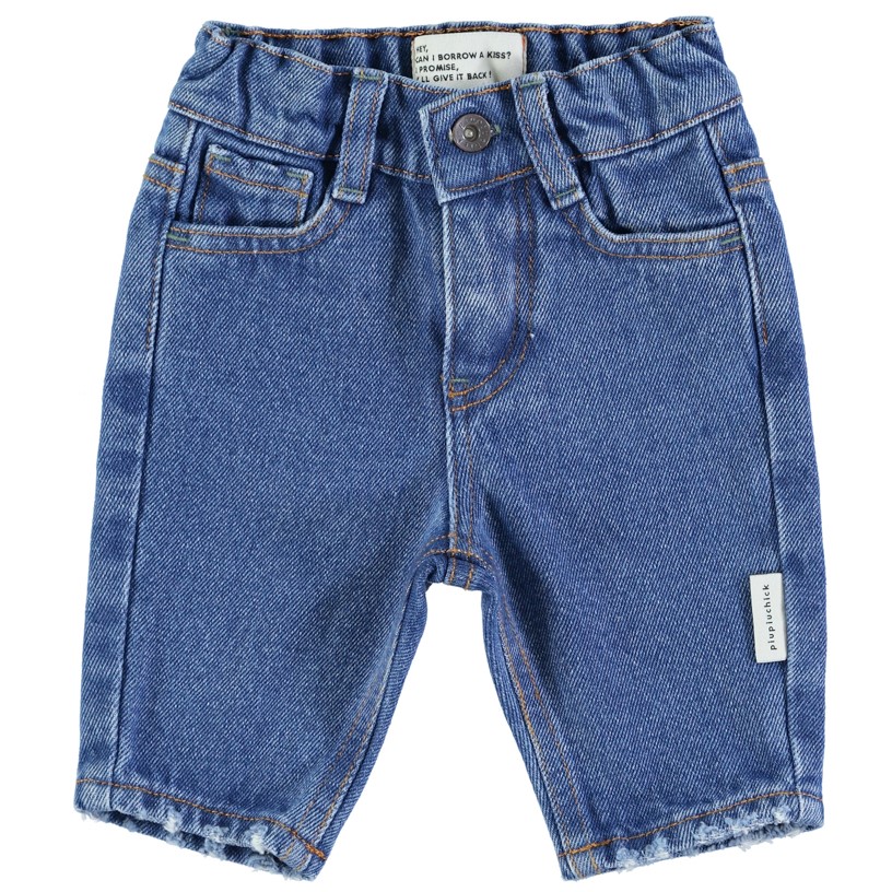 Unisex Denim Trousers | Washed Navy Denim