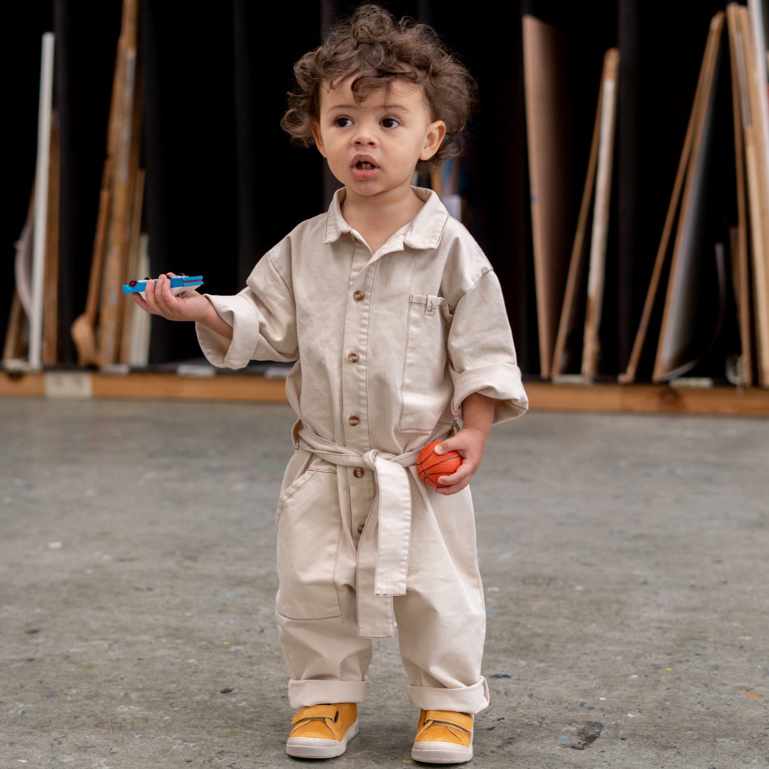 Teo Jumpsuit | Café Au Lait