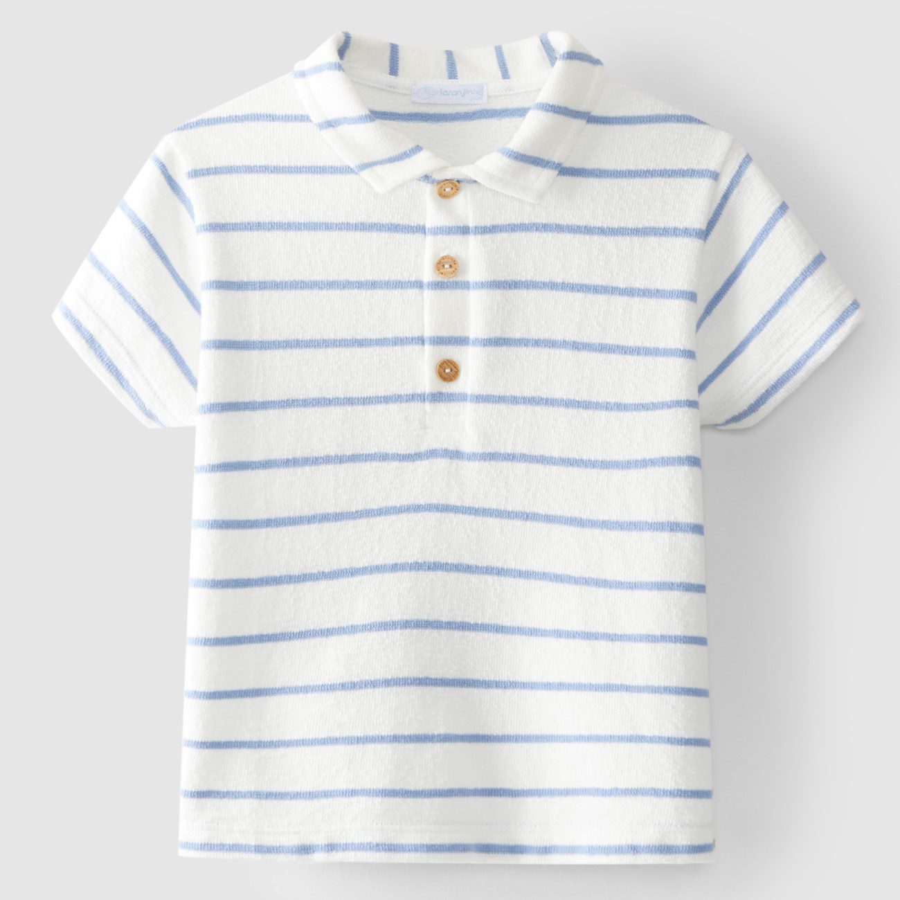 Polo Shirt Stripes & Short Plain In Twill