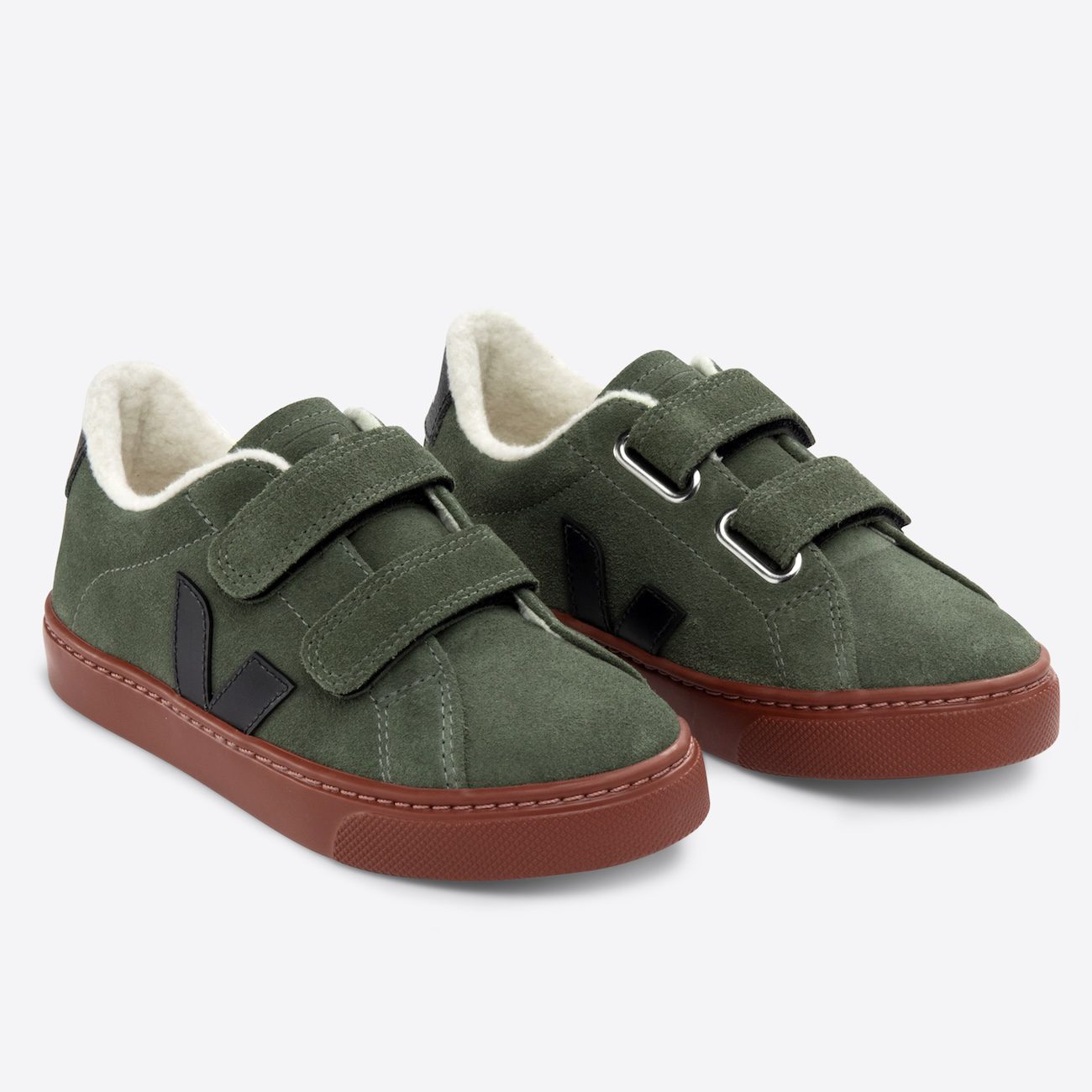 ESPLAR FURED SUEDE MUD BLACK