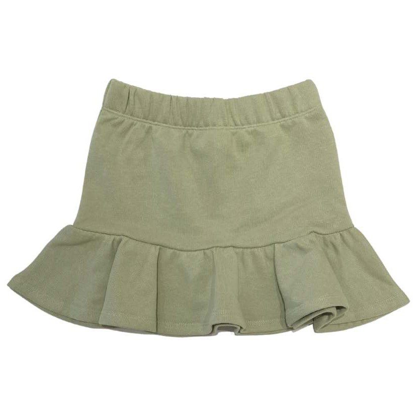 Winged Sweater & Volant Jog Skirt