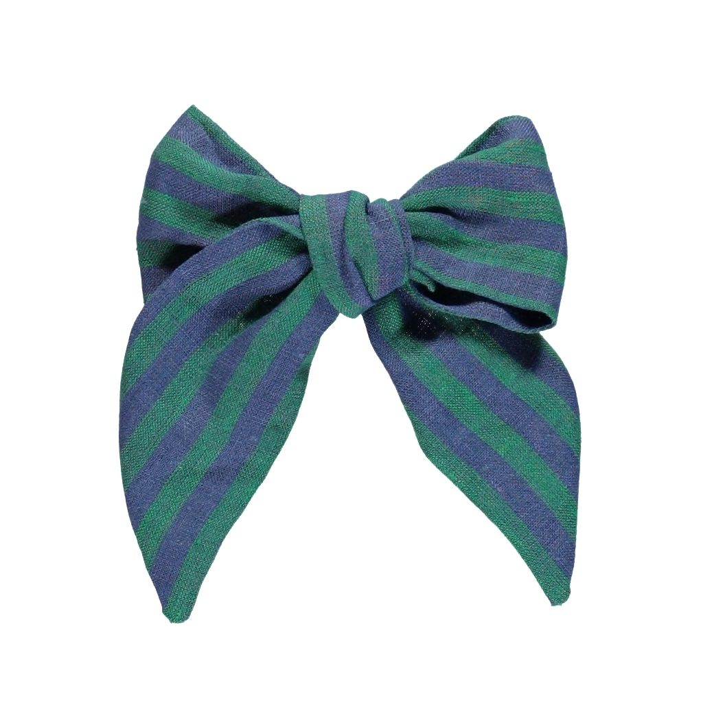 Valentina Bow | Nostalgia Green Stripes