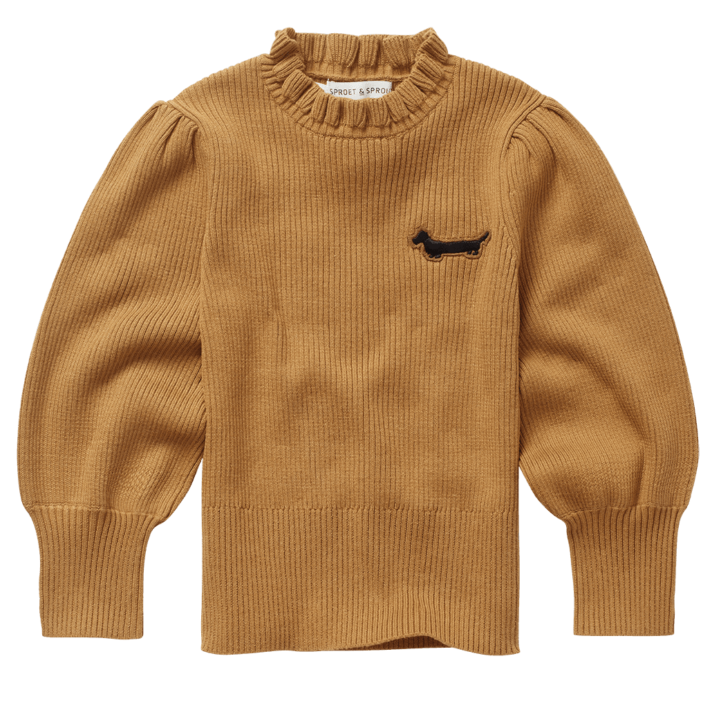 Ruffle Turtleneck Sweater