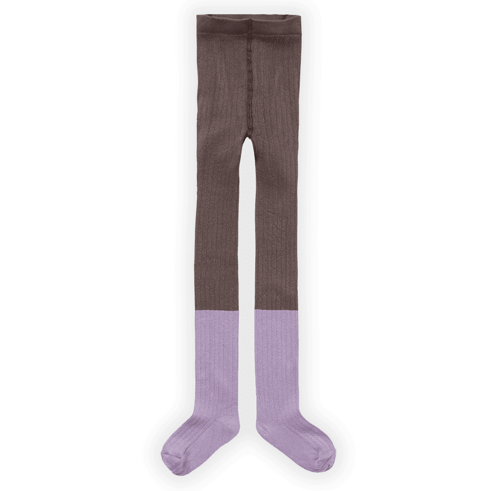 Colorblock Tights Wood