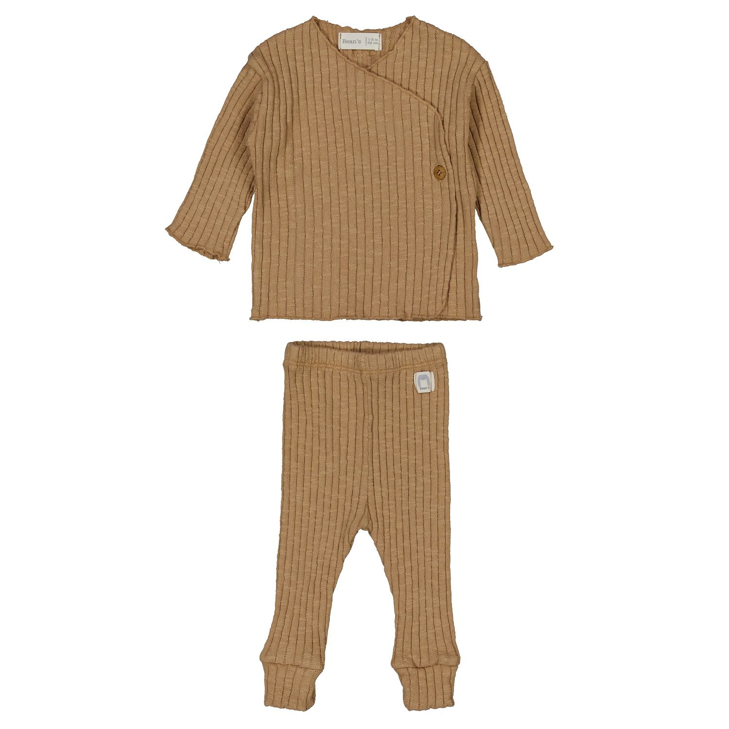 Ribbed Wrap Over Top & Leggings | Wallnut