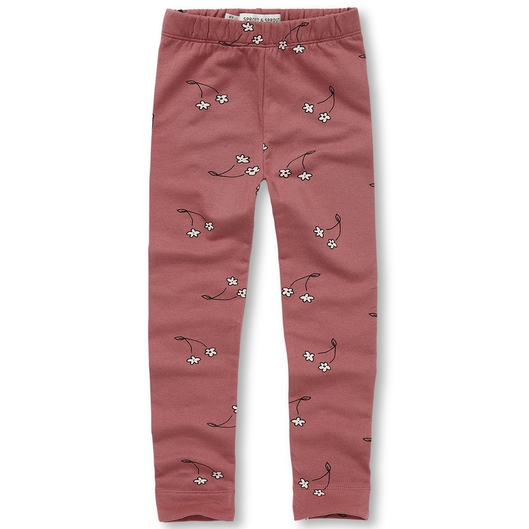 Legging Cherry Flower Print