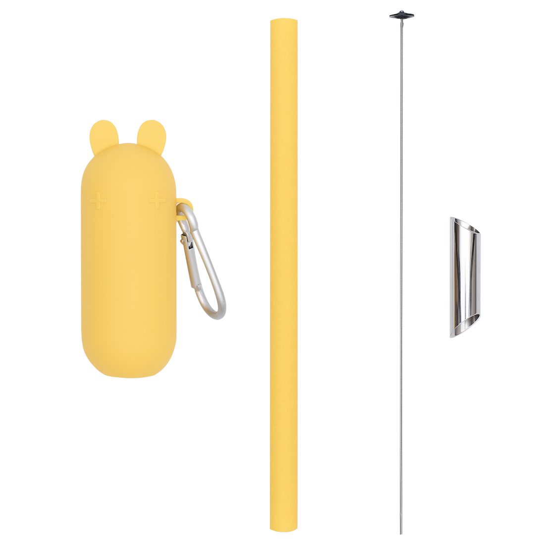 Keepie + Bubble Tea Straw Set | Yellow