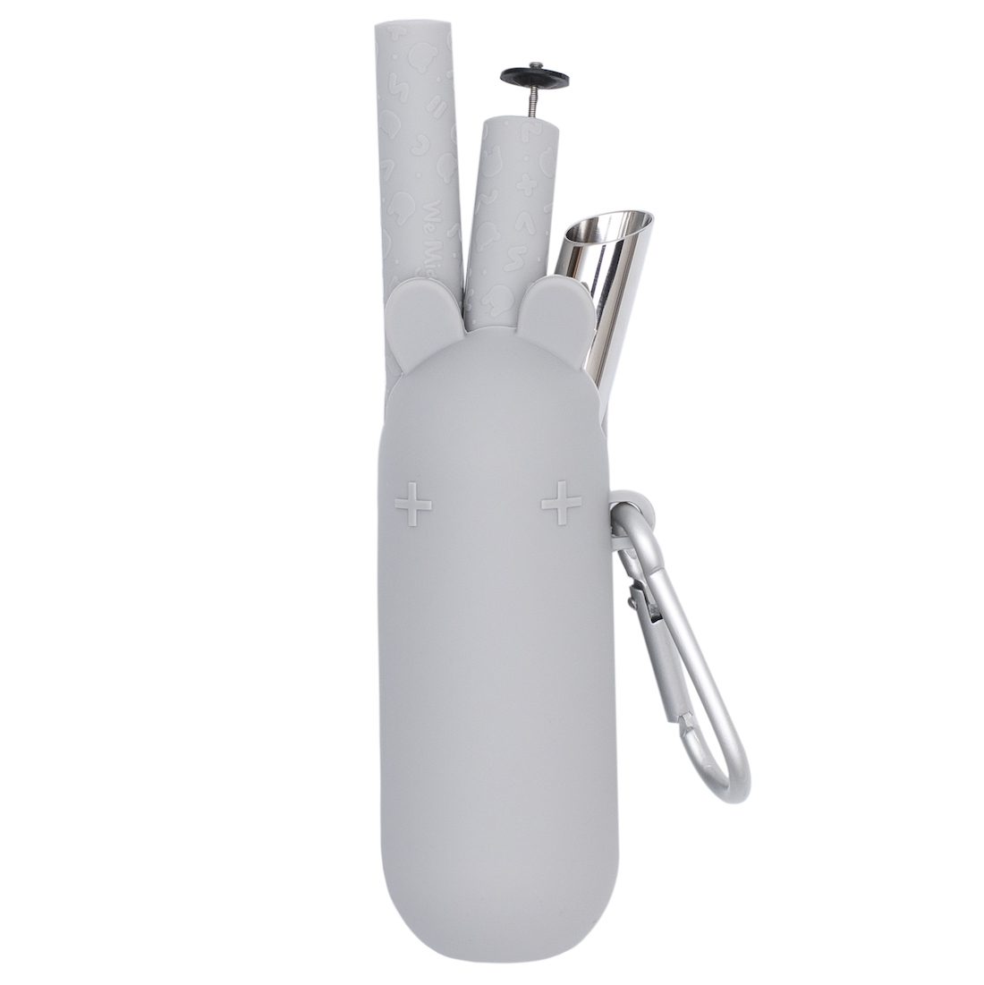 Keepie + Bubble Tea Straw Set | Grey