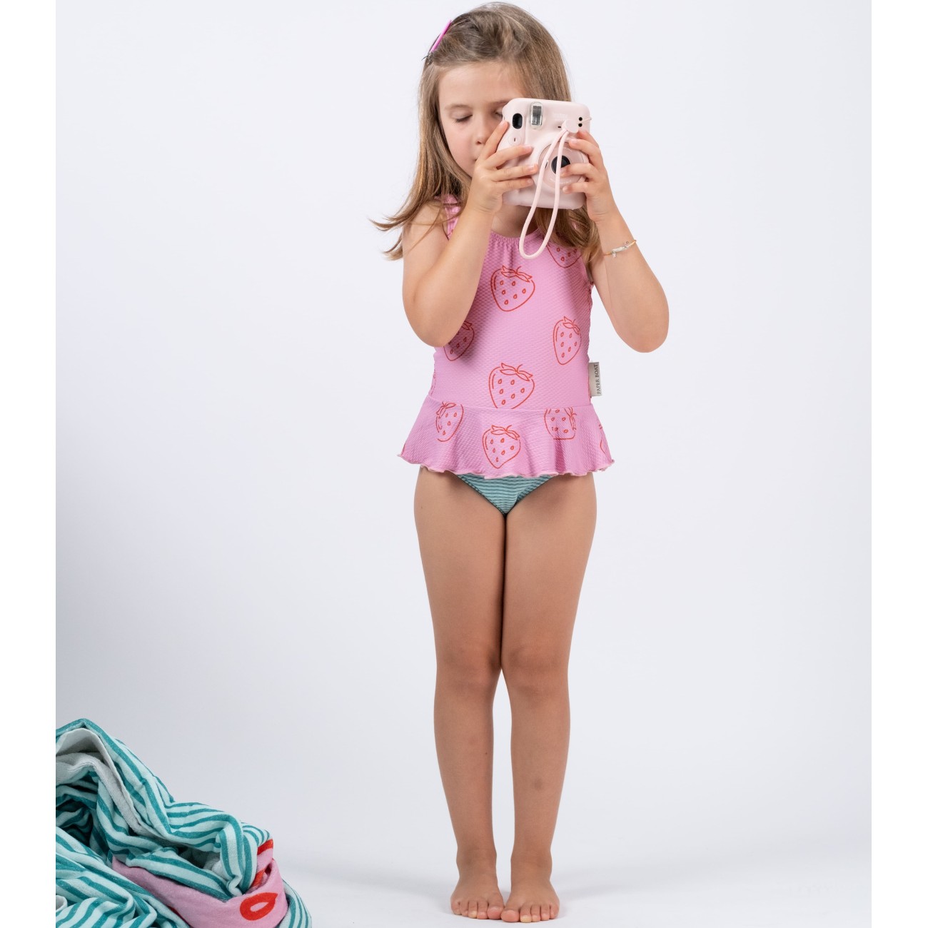 Textured Strawberries Swimsuit