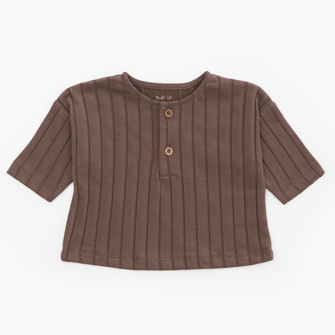 Walnut Rib Top & Fleece Trousers
