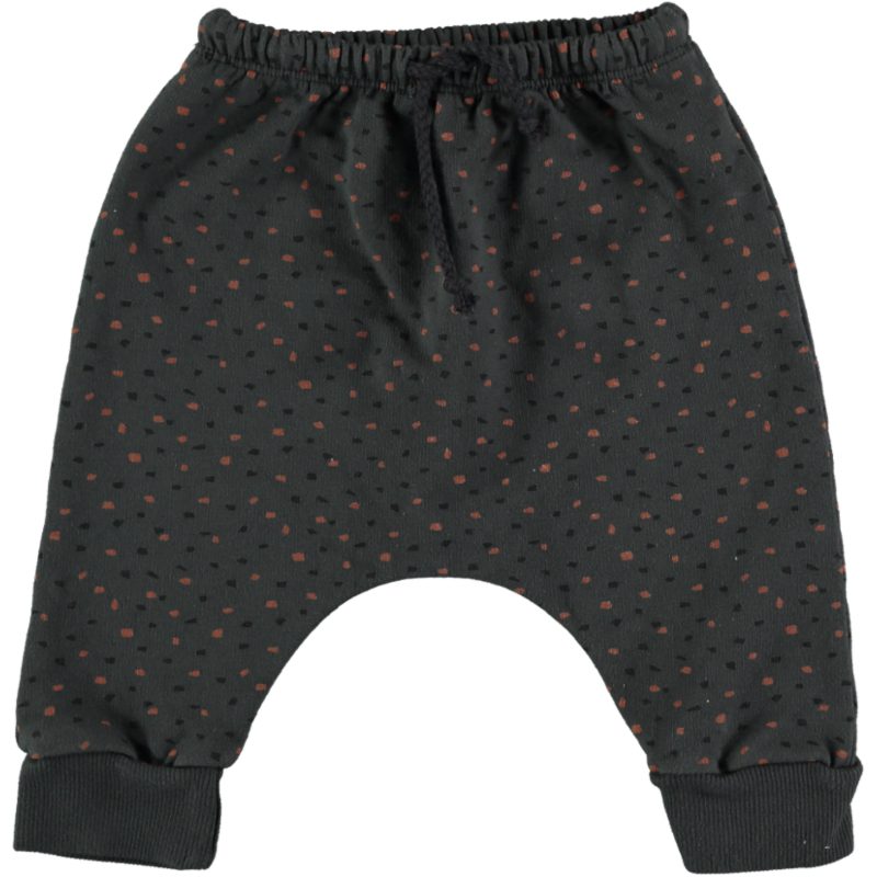 Warm Fleece Sweater & Printed Pants | Caramel Anthracite