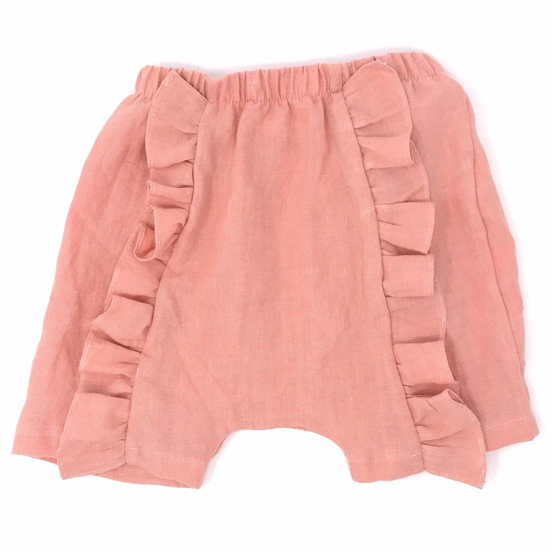 Washed Linen Lola Top & Millie Ruffle Shorts