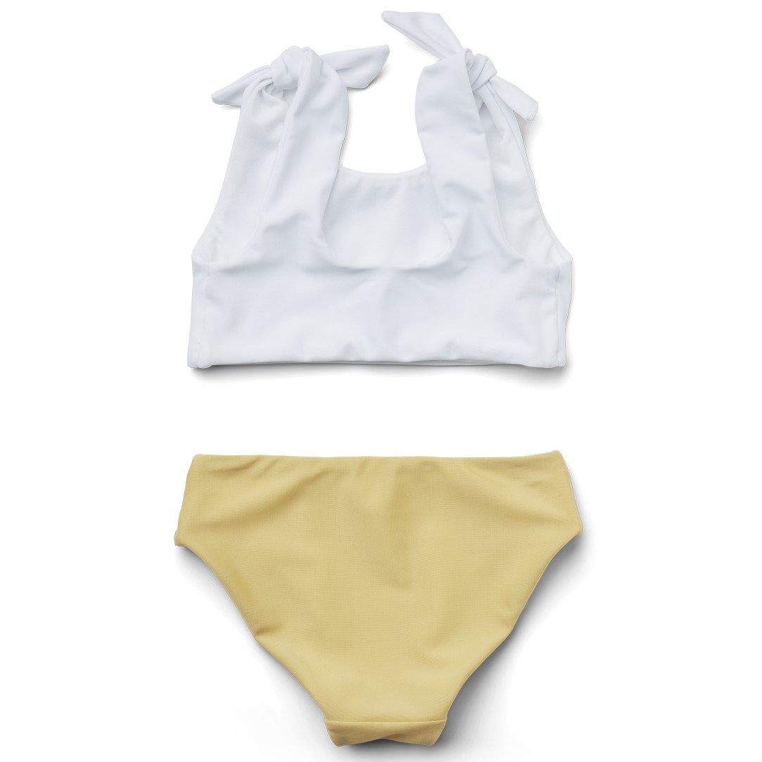Bow Bikini Set | Jojoba/White mix