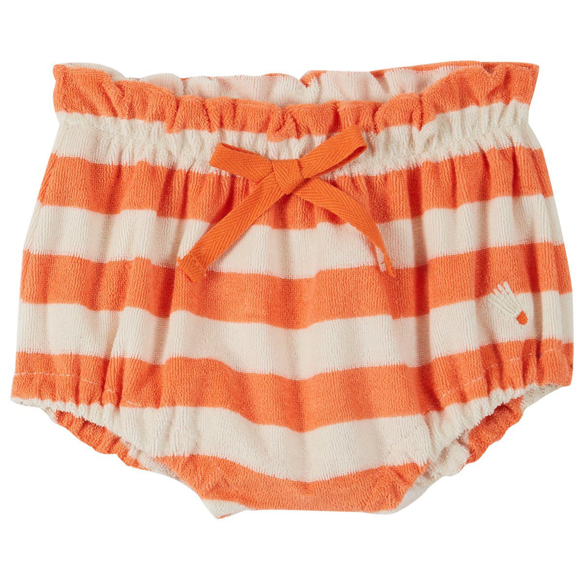 Polo Tee Shirt & Bloomers | Orange/Rayure Orange