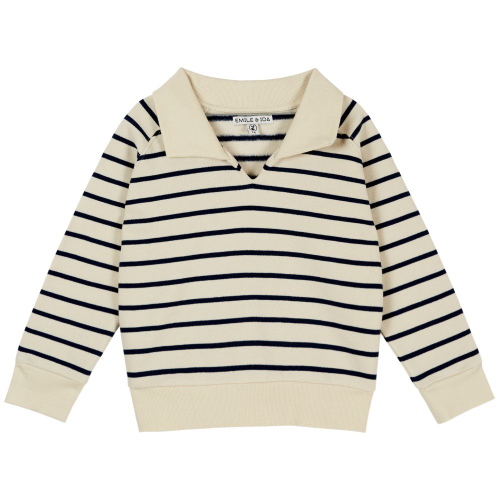 Navy Stripe Sweatshirt