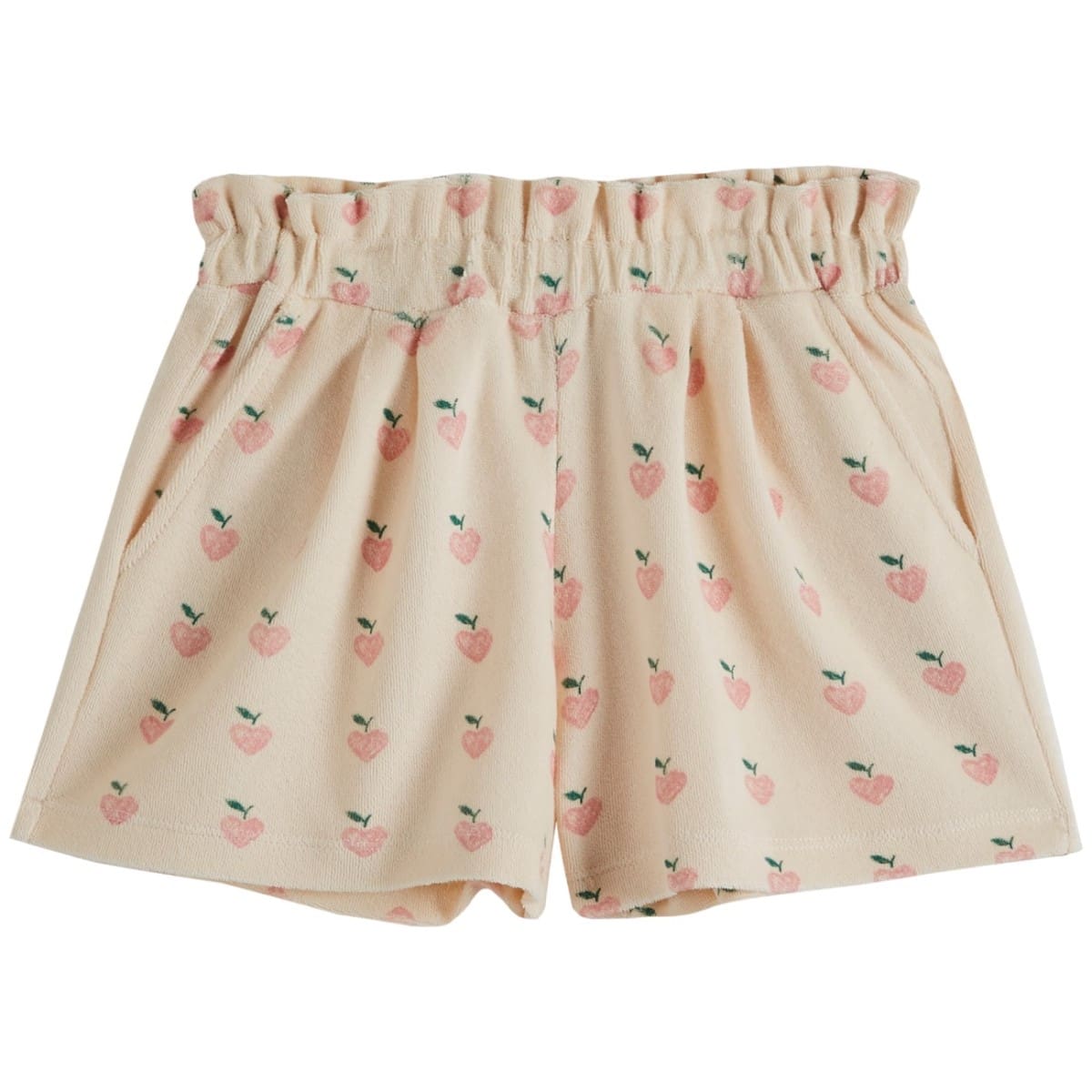 Big Heart Terry Shorts | Pink