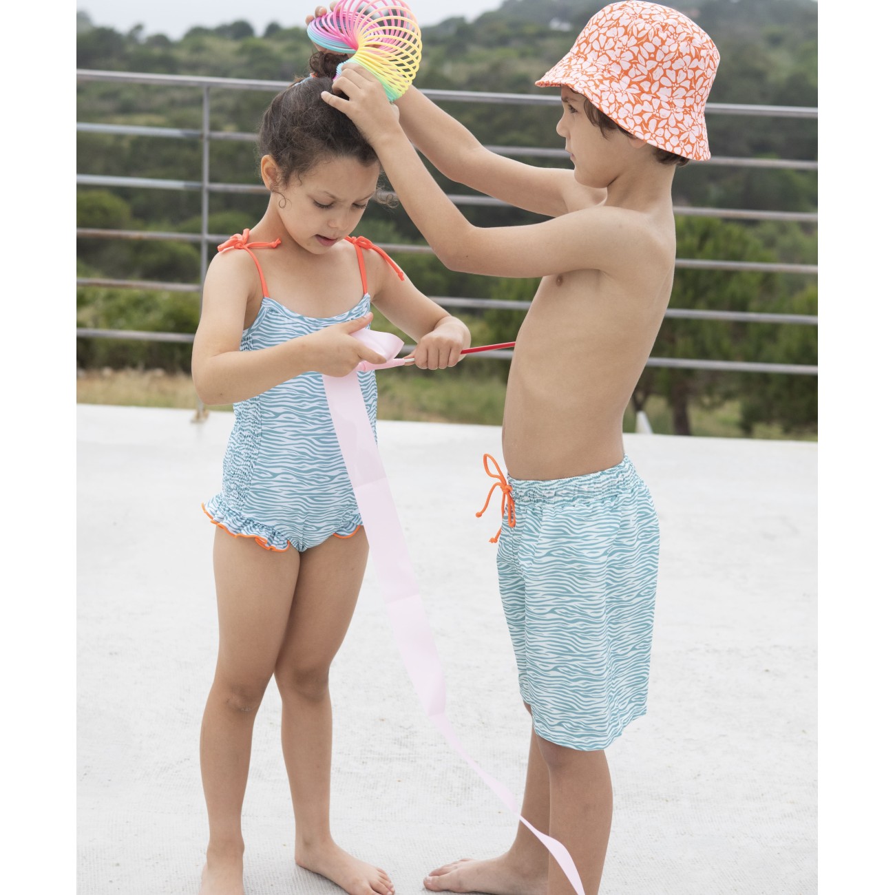 Zebra Stripes Classic Swim Shorts