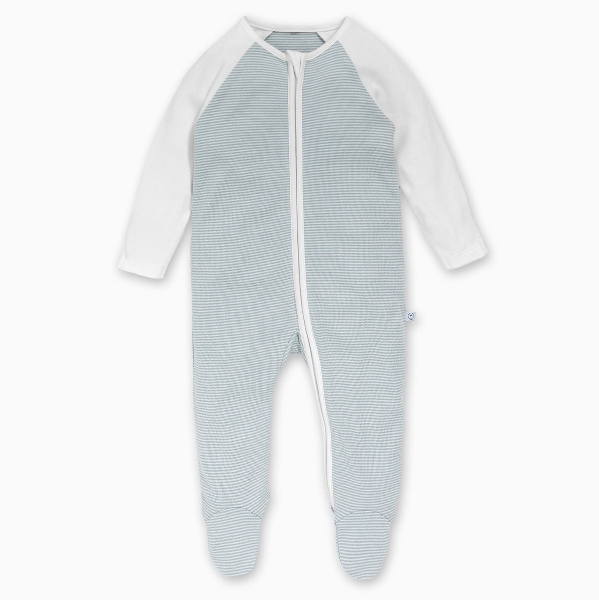 Zip Up Sleepsuit | Blue Stripe