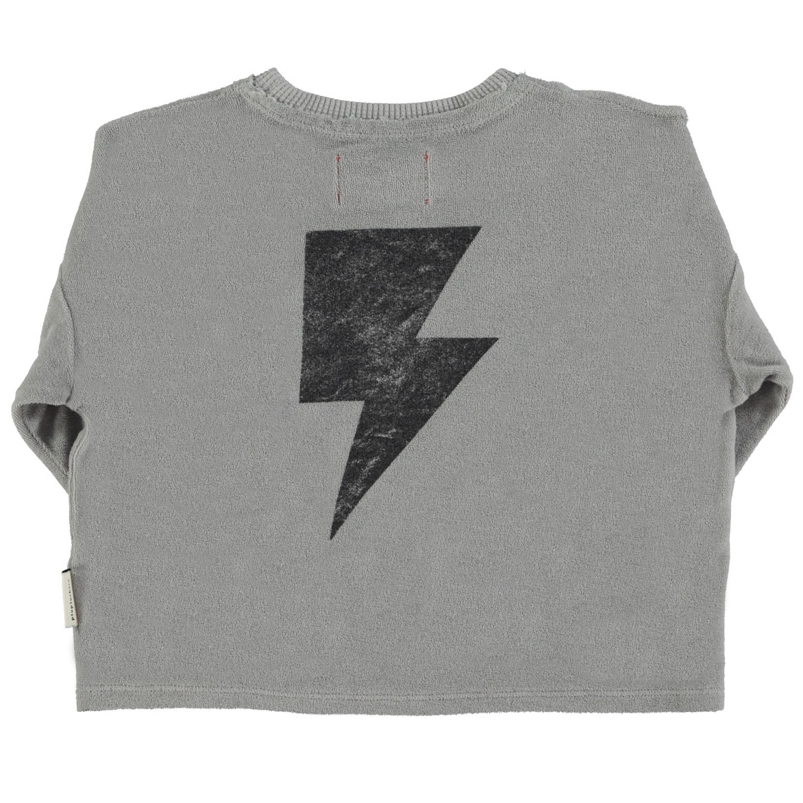 Terry Cotton Longsleeve Tshirt Grey W/ 