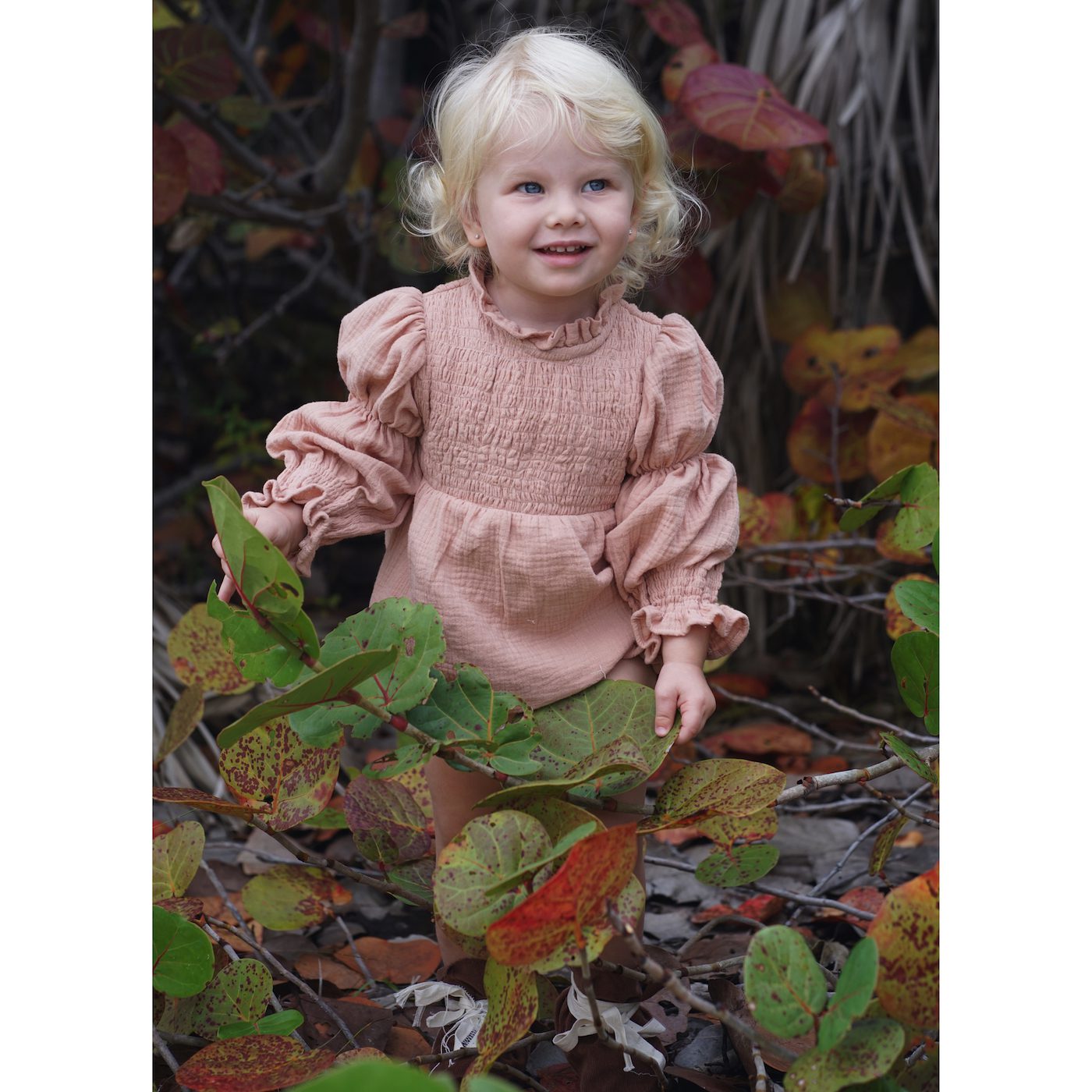 Gilda Smock Baby Romper