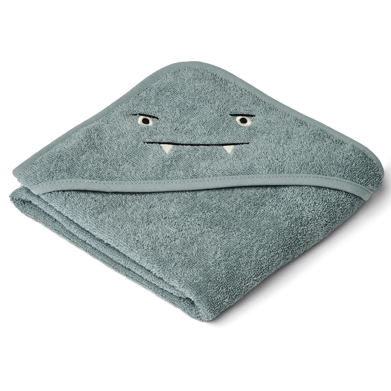 Albert Baby Hooded Towel | Blue Fog