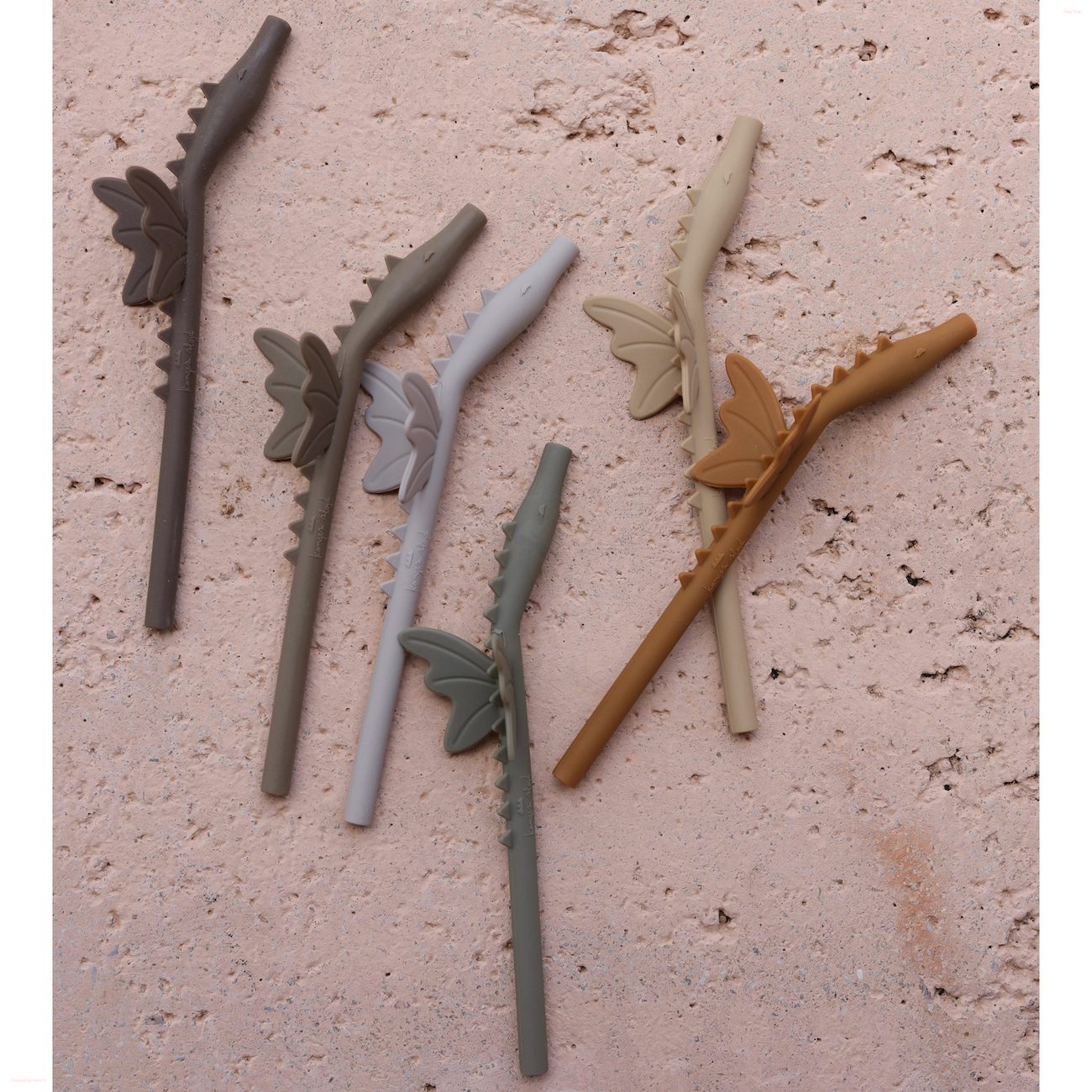 4 Pack Silicone Sip Straw | Dragon