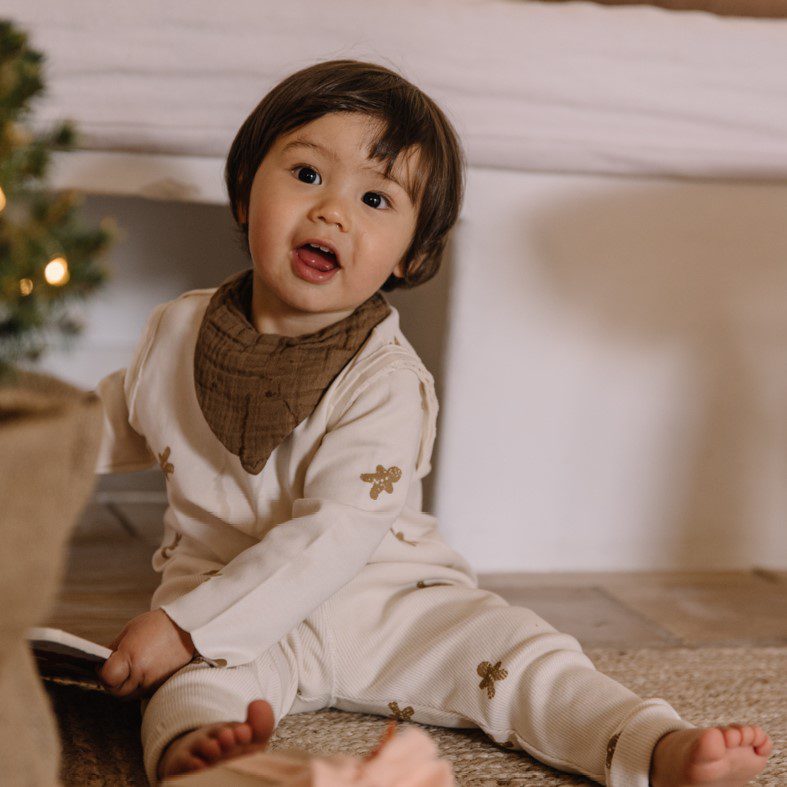 Lala Top & Rom Pom Leggings | Gingerbread