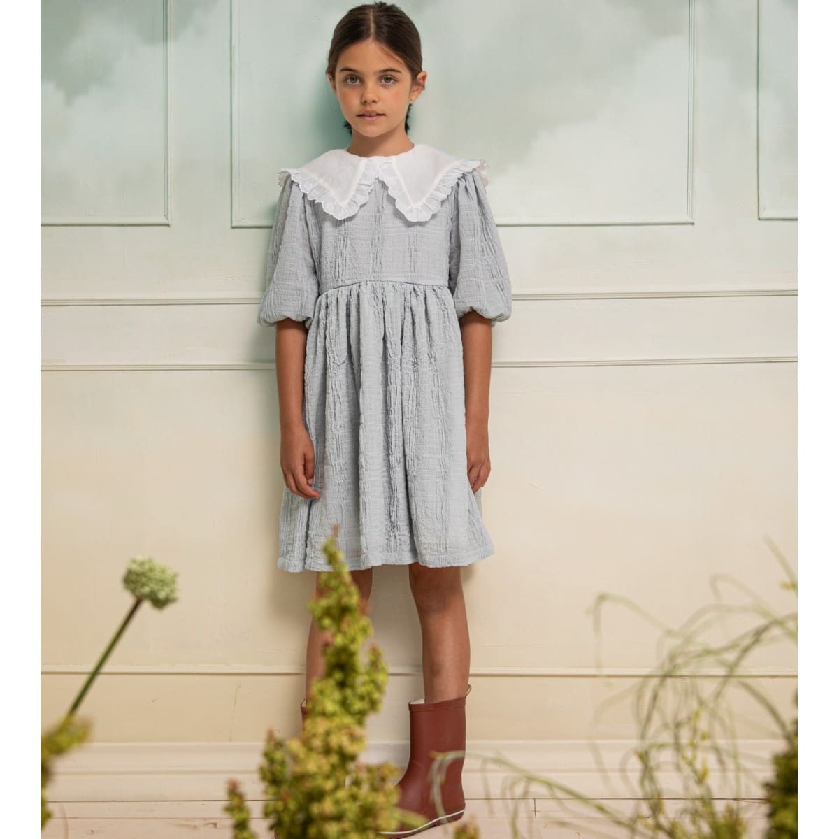 Belina Dress In Blaw Print