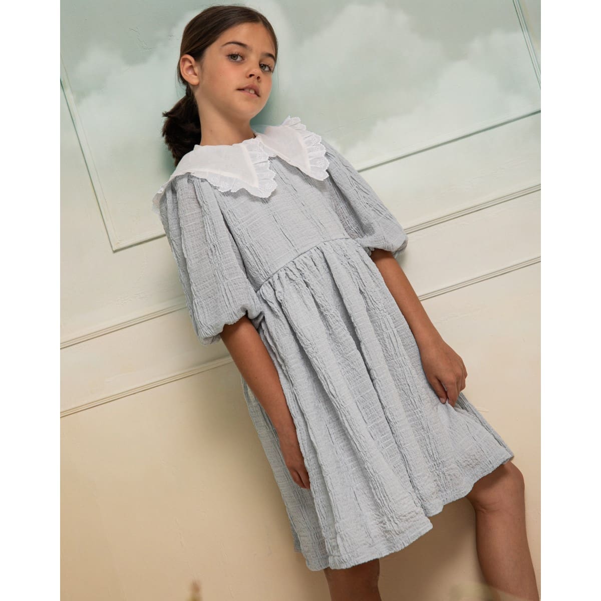 Belina Dress In Blaw Print