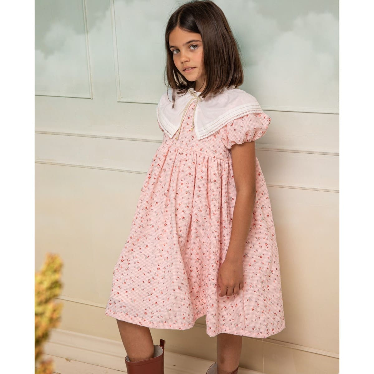 Bilma Dress in Farm Print