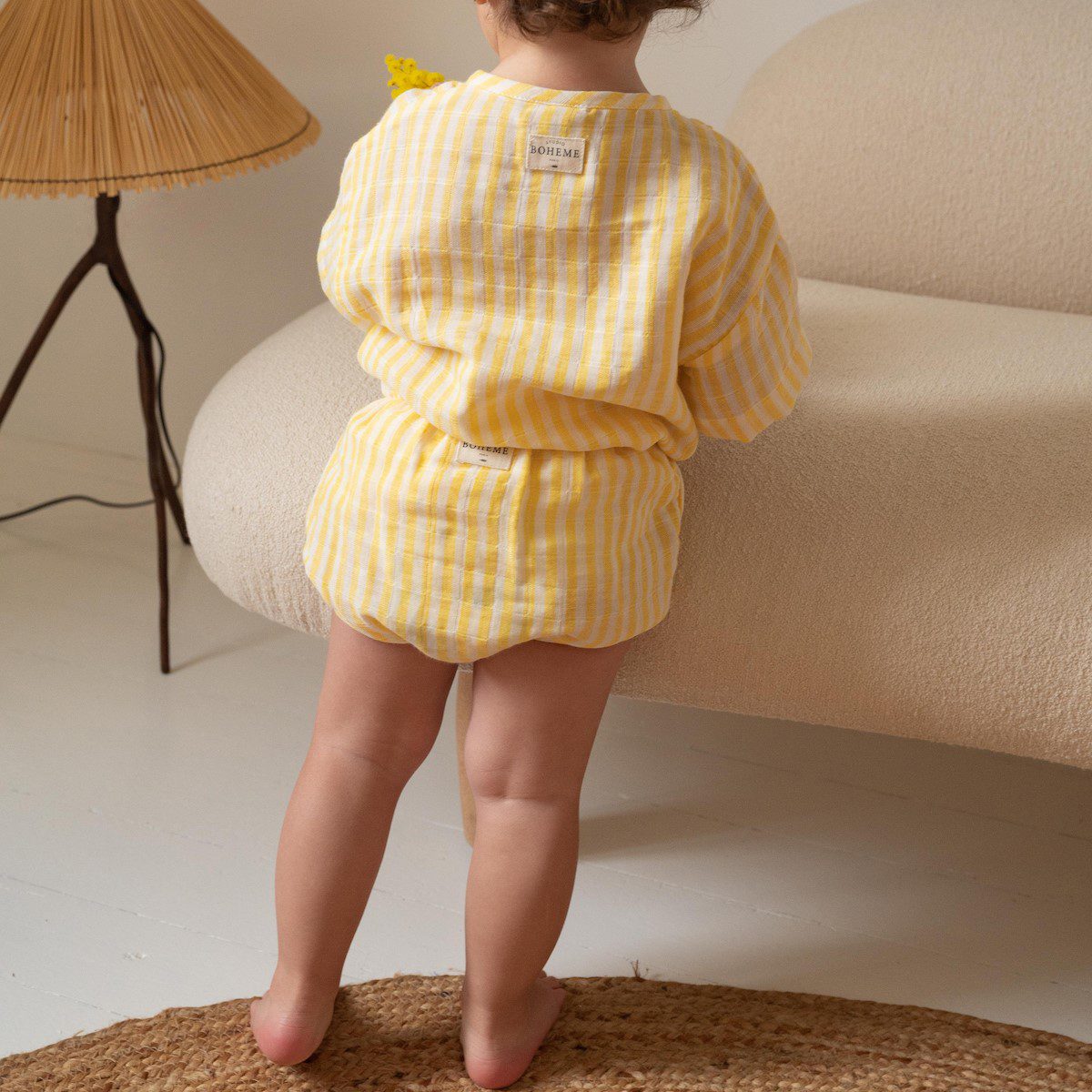 Thelme Blouse & AMI Bloomers | Yellow Stripes