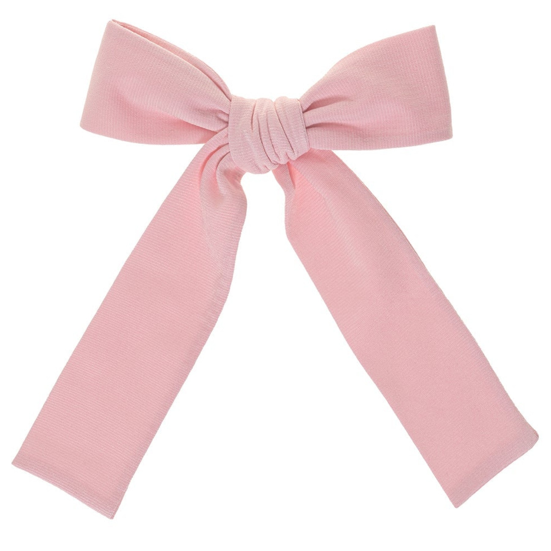 Bow Hair Clip Pink Rose