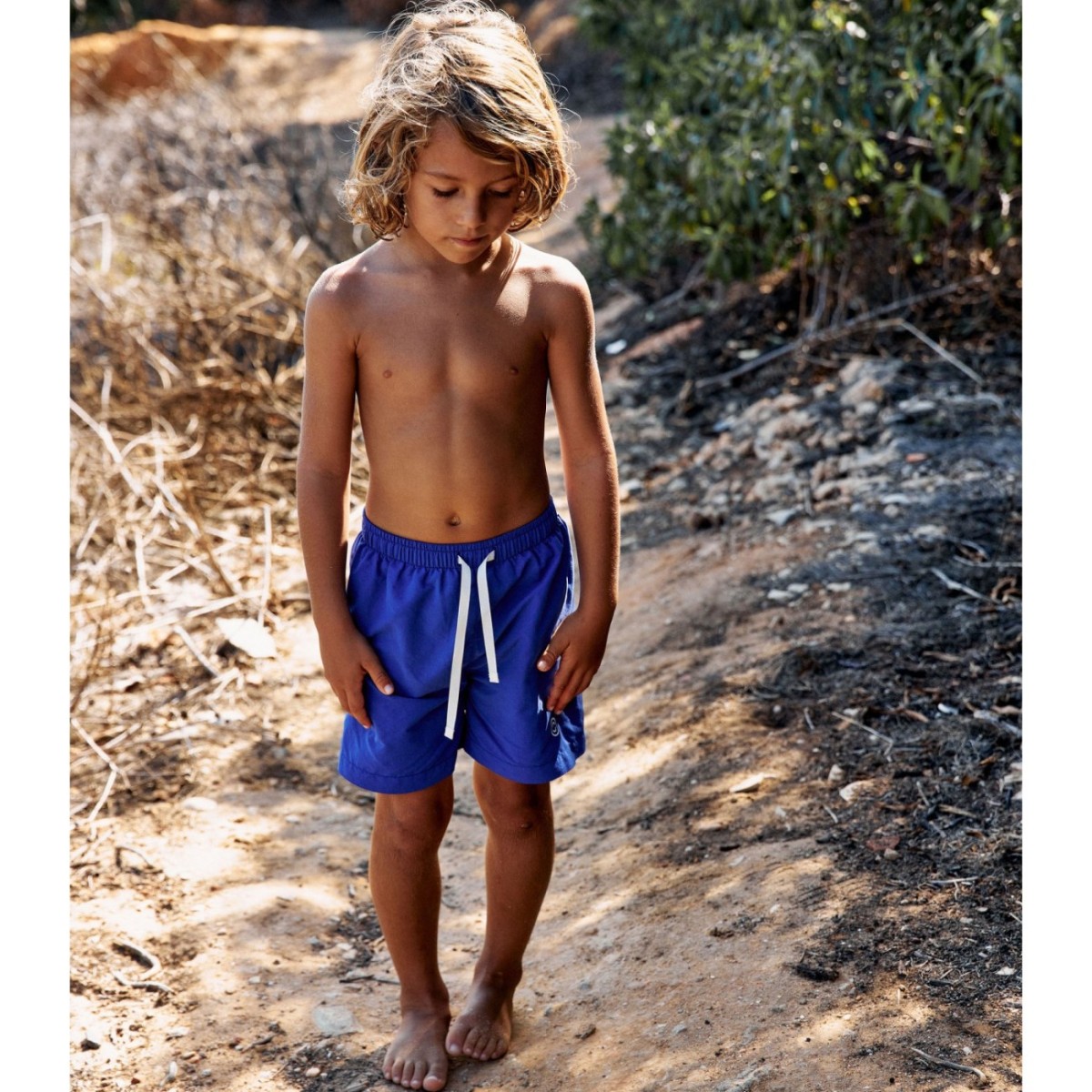 Diego Solid Indigo Swimshorts